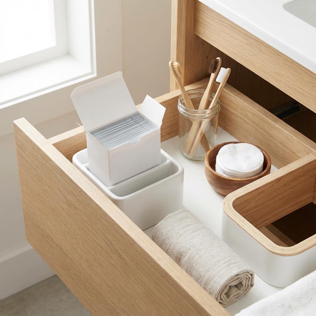 Whitening strips storage